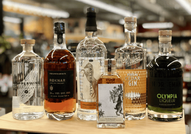 Premium Spirits selection at Lake Wine and Spirits